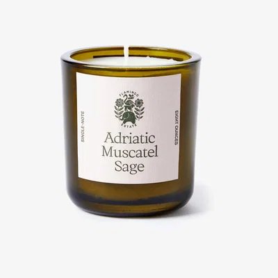The Conran Shop Adriatic Muscatel Sage Scented Candle By Flamingo Estate