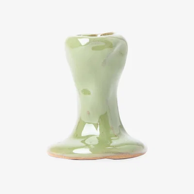 The Conran Shop Small Candlestick in Jade Green