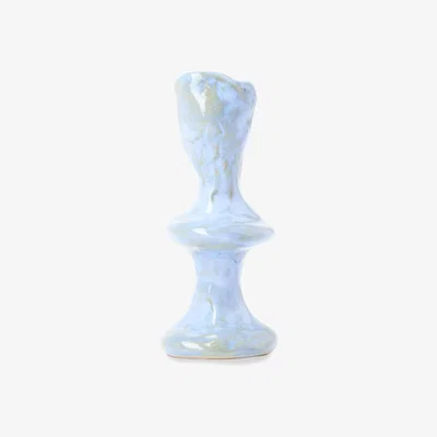 The Conran Shop Medium Candlestick in Arctic Blue