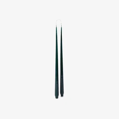The Conran Shop Tapered Candles in Forest Green Set of 2 By Ester & Erik