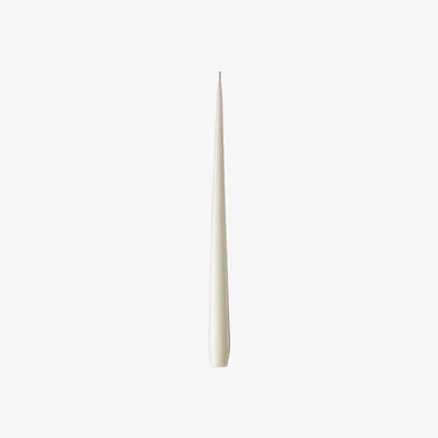 The Conran Shop Tapered Candles Lacquered White Set of 2