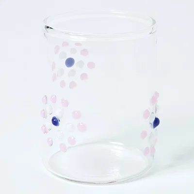 The Conran Shop Glass Tea Light Holder in Pink