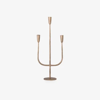 Cult Furniture Lumiere Candlestick Holder, Brass