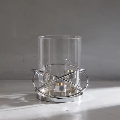 Dunelm Dorma 3 Circular Tealight Holder Chrome