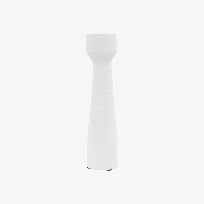 Dunelm Set of 2 Elio Candlestick Holders White