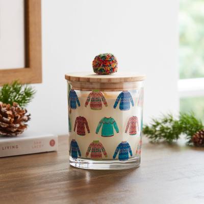 Dunelm Christmas Jumper Gingerbread Cookies Candle MultiColoured