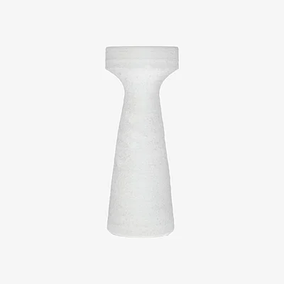 Dunelm Elio Pillar Candle Holder White