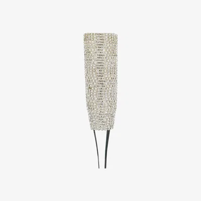 Dunelm Diamante Candle Stick Silver