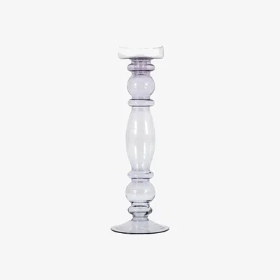 Dunelm Ord Candlestick 38cm Grey