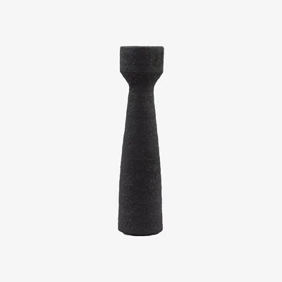 Dunelm Set of 2 Elio Candlestick Holders Black