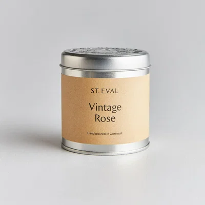 Graham & Green Vintage Rose Tin Candle