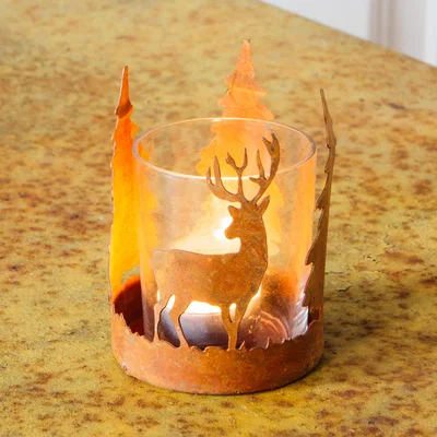 Graham & Green Deer Tea Light Holder