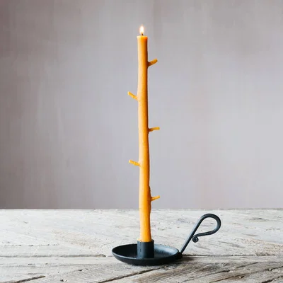 Graham & Green Graham and Green Saffron Yellow Branch Candle