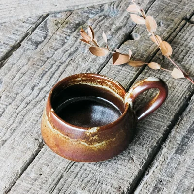 Graham & Green Stoneware Cup Tea Light Holder