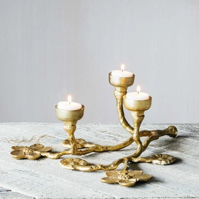Graham & Green Wildflower Curved Tea Light Holder