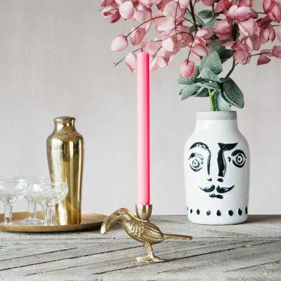 Graham & Green Gold Toucan Candle Holder