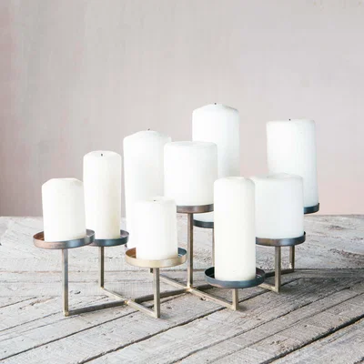 Graham & Green Milan Circle Multi Pillar Candle Holder