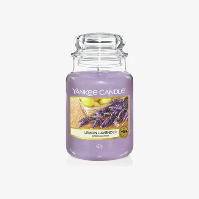 Habitat Yankee Candle Large Jar Candle - Lemon Lavender