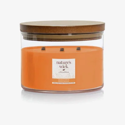 Habitat Natures Wick Large Multi Wick Candle - Orange Papaya