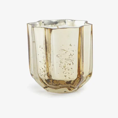 Habitat Habitat Small Star Shaped Golden Candle - Christmas Spice