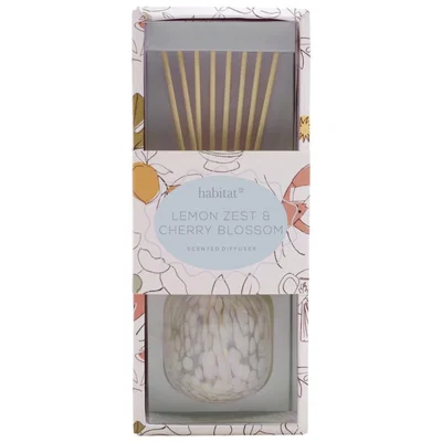 Habitat Habitat 100ml Glass Diffuser - Lemon Zest & Orange Blossom