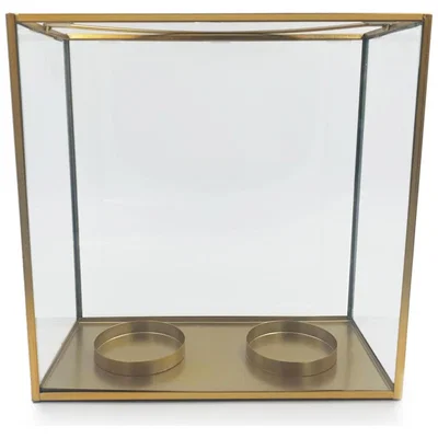 Habitat Habitat Large Lantern Triple Candle Holder - Gold