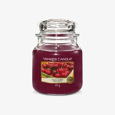 Habitat Yankee Candle Medium Jar Candle - Black Cherry