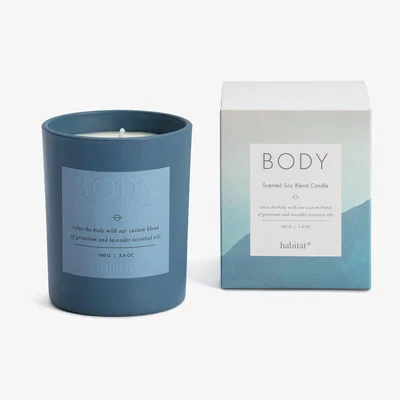 Habitat Habitat Medium Body Boxed Candle - Geranium & Lavender