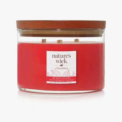 Habitat Natures Wick Large Multi Wick Candle - Redberry & Nutmeg