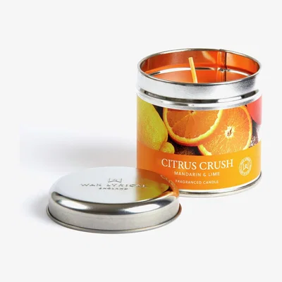 Habitat Wax Lyrical Small Scented Tin Candle - Citrus Crush