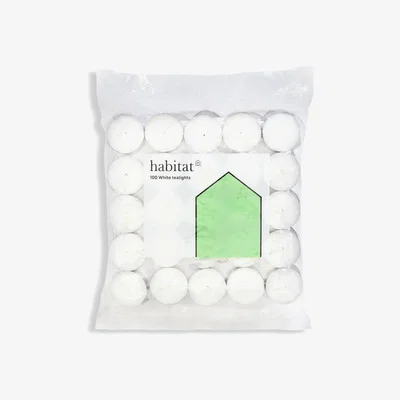 Habitat Habitat Tealight Candles - Pack of 100