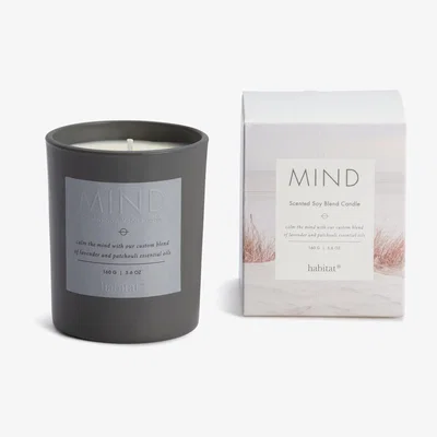 Habitat Habitat Mind Medium Boxed Candle - Lavender & Patchouli