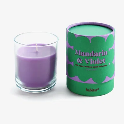 Habitat Habitat Scented Medium Boxed Candle - Mandarin & Violet