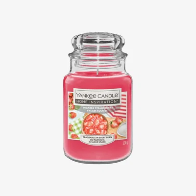 Habitat Yankee Home Inspiration Large Candle - Sugared Strawberries