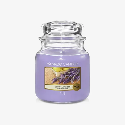 Habitat Yankee Candle Medium Jar Candle - Lemon Lavender