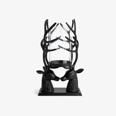 Habitat Habitat Stag Pillar Candle Holder