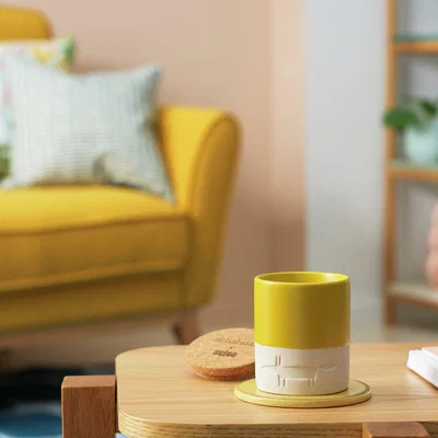 Habitat Habitat x Scion Mr Fox Ceramic Candle - Paradise Plum/Orchid