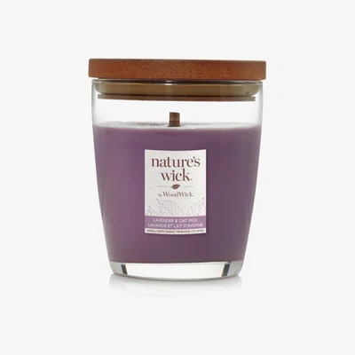 Habitat Nature's Wick Medium Jar Candle with Lid Lavender & Oat Milk