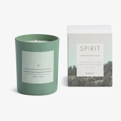 Habitat Habitat Spirit Medium Boxed Candle - Mandarin & Lemongrass