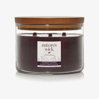 Habitat Natures Wick Large Multi Wick Candle - Wildberry & Jasmine