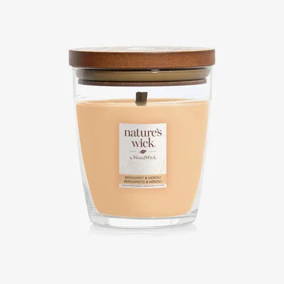 Habitat Nature's Wick Medium Jar Candle with Lid - Bergamot & Neroli