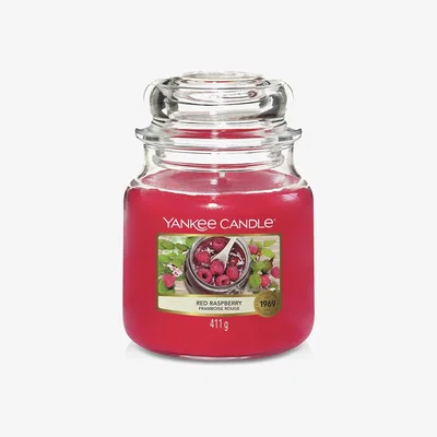 Habitat Yankee Candle Medium Jar Candle - Red Raspberry