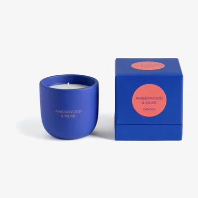 Habitat Habitat Boxed Candle in Ceramic Jar - Amberwood & Musk