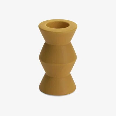 Habitat Habitat Small Ceramic Candle Holder - Mustard
