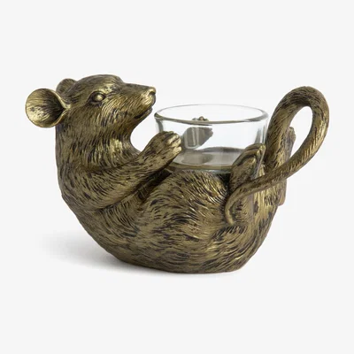 Habitat Habitat Mouse on Back Tealight Holder