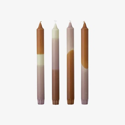 Habitat Bloomingville Medium Dip Dye Candles - Set of 4 - Unscented