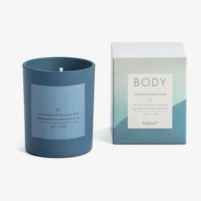 Habitat Habitat Body Boxed Candle - Geranium & Lavender