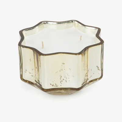 Habitat Habitat Medium Star Shaped Golden Candle - Christmas Spice