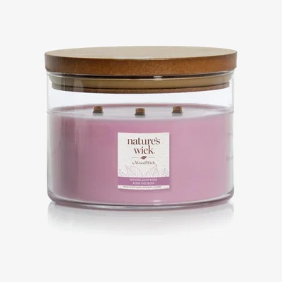 Habitat Nature's Wick Large 3 Wick Jar Candle - Woodland Rose