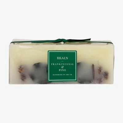 Heal's Heal's Frankincense & Pine Brick Candle with Botanicals
